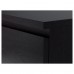 Комод з 3 шухлядами IKEA MALM чорно-коричневий 80x78 см (204.035.57)