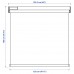Затемнювальна рулонна штора IKEA FYRTUR дист.управління сірий 120x195 см (204.081.78)