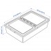 Коробка з кришкою IKEA SOCKERBIT білий 50x77x19 см (204.115.24)