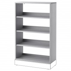 Стеллаж для книг IKEA HAVSTA серый 81x35x123 см (204.151.93)