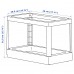 Выдвижная рама для контейнера IKEA HALLBAR светло-серый (204.228.53)