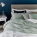 Комплект постельного белья IKEA BERGPALM зеленый полоска 200x200/50x60 см (204.231.88)