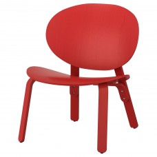 Кресло IKEA FROSET красный (204.296.04)