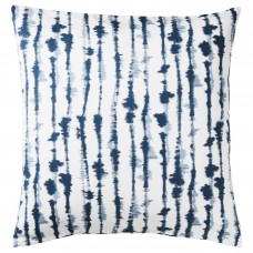 Чехол на подушку IKEA STRIMSPORRE белый синий 50x50 см (204.326.54)