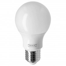 LED лампочка E27 470 лм IKEA RYET кругла молочний (204.387.07)