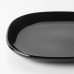 Тарелка десертная IKEA BACKIG черный 18x18 см (204.390.85)