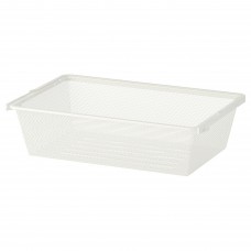 Сітчастий кошик IKEA BOAXEL білий 60x40x15 см (204.487.49)