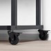 Модуль на колесиках IKEA RAVAROR чорний 100x140 см (204.545.61)