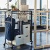 Модуль на колесиках IKEA RAVAROR чорний 100x140 см (204.545.61)