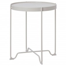 Садовый приставной столик IKEA KROKHOLMEN бежевый 50 см (204.554.00)