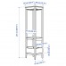 Відкрита гардеробна шафа IKEA IDANAS білий 59x211 см (204.588.42)