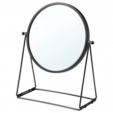 Дзеркало настільне IKEA LASSBYN темно-сірий 17 см (204.590.97)