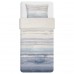 Комплект постельного белья IKEA ALPDRABA синий полоска 150x200/50x60 см (204.606.56)
