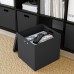 Коробка з кришкою IKEA TJENA чорний 32x35x32 см (204.692.99)