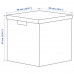 Коробка с крышкой IKEA TJENA черный 32x35x32 см (204.692.99)