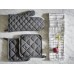 Рушник кухонний IKEA RINNIG білий темно-сірий 45x60 см (204.763.46)