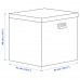 Коробка з кришкою IKEA TJOG темно-сірий 32x31x30 см (204.776.71)