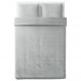 Комплект постільної білизни IKEA SPJUTVIAL світло-сірий 200x200/50x60 см (204.797.74)