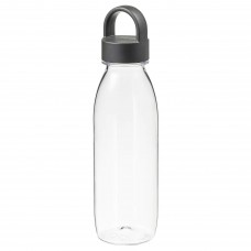 Пляшка для води IKEA IKEA 365+ темно-сірий 500 мл (204.800.13)