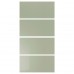 4 панели для рамы раздвижной двери IKEA HOKKSUND глянцевый светло-зеленый 100x201 см (204.806.59)