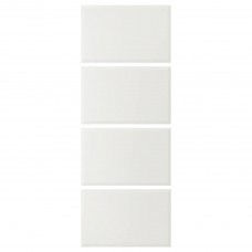 4 панели для рамы раздвижной двери IKEA TJORHOM белый 75x201 см (204.806.83)