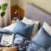 Комплект постільної білизни IKEA BRUNKRISSLA світло-синій 150x200/50x60 см (204.820.88)