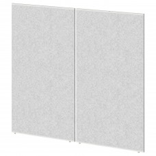 Перегородка IKEA SIDORNA сірий 80x150 см (204.859.73)