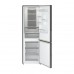 Холодильник IKEA MEDGANG чорна нержавіюча сталь 219/83 л (204.901.25)