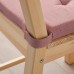 Подушка для стільця IKEA JUSTINA рожевий 42/35x40x4 см (204.912.43)