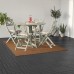 Безворсовий килим IKEA LYDERSHOLM коричневий 160x230 см (204.954.15)