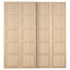 Пара раздвижных дверей IKEA BERGSBO беленый дуб 200x236 см (205.147.58)