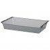 Сітчастий кошик із напрямною рейкою IKEA KOMPLEMENT темно-сірий 100x58 см (290.109.80)