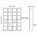 Стеллаж для книг IKEA BILLY / OXBERG коричневый 160x30x202 см (291.557.51)