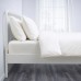 Каркас ліжка IKEA NESTTUN білий ламелі LEIRSUND 160x200 см (291.580.66)