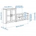 Комбінація шаф для TV IKEA BRIMNES чорний 200x41x95 см (291.843.29)