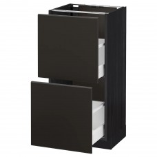 Підлогова кухонна шафа IKEA METOD / MAXIMERA чорний антрацит 40x37 см (292.125.39)