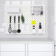 Комбинация перфорированной доски IKEA SKADIS белый 76x56 см (292.170.61)