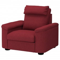Крісло IKEA LIDHULT червоно-коричневий (292.568.92)