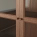 Шкаф-витрина IKEA BILLY / OXBERG коричневый 120x30x202 см (292.817.97)