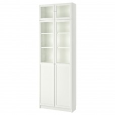 Книжный шкаф IKEA BILLY белый 80x30x237 см (292.873.46)