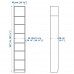 Шкаф книжный IKEA BILLY / OXBERG белый стекло 40x30x237 см (292.874.45)