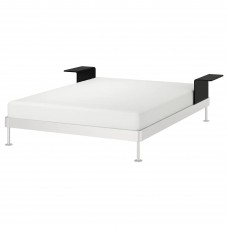 Каркас кровати IKEA DELAKTIG алюминий черный 160x200 см (292.881.00)