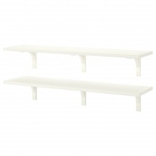 Комбинация навесных полок IKEA BERGSHULT / RAMSHULT белый 120x30 см (292.911.12)