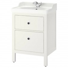 Шкаф для раковины IKEA HEMNES / RATTVIKEN белый 62x49x89 см (292.936.82)