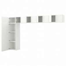 Гардеробна шафа IKEA PLATSA білий 380x42x221 см (293.045.86)