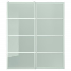 Пара раздвижных дверей IKEA SEKKEN матовое стекло 200x236 см (293.117.37)