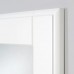 Гардероб IKEA PAX / TYSSEDAL білий дзеркальне скло 150x60x236 см (293.207.32)
