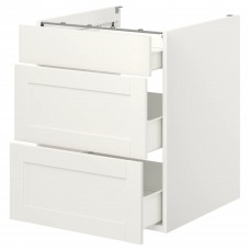 Напольный кухонный шкаф IKEA ENHET белый 60x62x75 см (293.209.87)