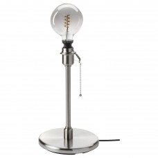 Настільна лампа з лампочкою IKEA ROLLSBO / KRYSSMAST нікельований (293.239.62)