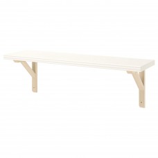 Полиця навісна IKEA BERGSHULT / SANDSHULT білий осика 80x20 см (293.260.41)